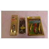 3 Vintage Bass Fishing Lures