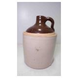 Vintage Stoneware Crock Jug - 2 Tone Brown Glaze