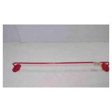 Vintage Metal Towel Rod 18" - Painted Red