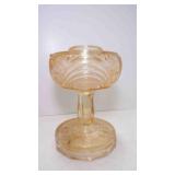 Vintage Aladdin Washington Drape Glass Oil Lamp