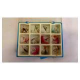 Vintage Bill DeWitt Plastic "Fly Fishing" Box