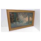Antique Framed Maxfield Parrish Iconic "Daybreak"