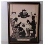 1929 Buckbee Brehm Co Silhouette Print Titled