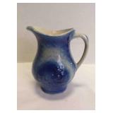 Vintage Salt-Glazed Stoneware Embossed Wild Roses