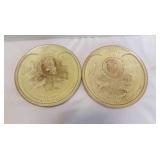 2 Frankoma Pottery Co. "Will Rogers" Centennial