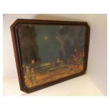 Vintage Print by Robert Atkinson Fox "Moonlight
