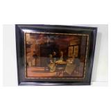 Vintage "The Sewing Hour" by ARTZ Framed Art Print
