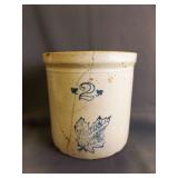 Vintage 2-Gallon Western Stoneware Crock