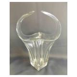 Vintage French Crystal Vase - Clear Heavy Crystal