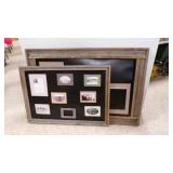 2 Rustic Barn Wood Frames - 49½" X 33½" &