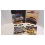 4 Rare Vintage Dealership Brochures & Catalogs
