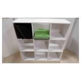 36" X 36" - 9 Cube White Organizer Shelving with