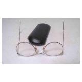 Vintage FUL-VUE Silver Tone Glasses w/Case