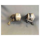 2 Vintage Spincast Fishing Reels - Zebco #33