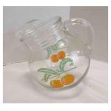 Vintage Anchor Hocking Tilt Ball Juice Glass Jug/