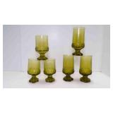 3 Vintage Tiffin Franciscan Madeira Citron Green