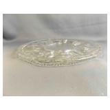 Colony Classique Clear Pressed Glass 13" Platter