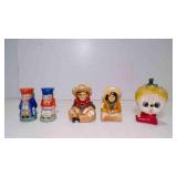Vintage Toby Jug Salt & Pepper Shakers Japan -