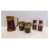 6 Canonsburg Pottery Carefree Ironstone Pitcher