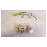 3 Vintage Slender Minnow-Style Fishing Lures