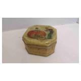 Vintage Peter Pumpkin Nursery Rhyme Octagonal Tin
