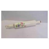 Vintage Harker Pottery Ceramic Rolling Pin