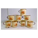 8 Vintage Monterrey Western Ware Enamelware