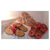 3 Pair 7½ N Original Brighton Thong Sandals