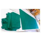 23 Hunter Green Cloth Table Covers 43" X 106"