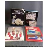 4 Reference Books - Kitchen Glassware of the
