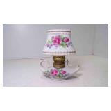Vintage Mini Porcelain Oil Lamp Alladin Style