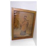 Framed Print of Saint John of Nepomuk- 18" X 23"