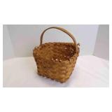 Vintage Longaberger Maple Wood Basket, Handmade