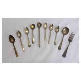 10 Silver-Plated Flatware