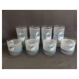 Libbey Country Goose Frosted Glasses