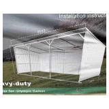 25ï¿½ x 12ï¿½ Metal Livestock Shed