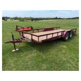 2011 18ï¿½  Big Tex Flatbed Trailer