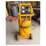 DeWalt 110 by upright air compressor