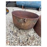 2 - CAST IRON POTS, SEE DESCRIPTION