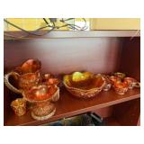 ASSORT. OF CARNIVAL GLASS