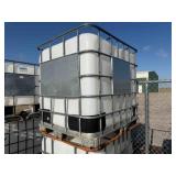 Plastic 250-gallon containers