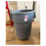 55-gallon plastic trash can