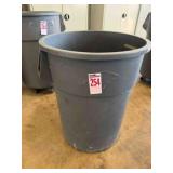 55-gallon plastic trash can