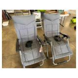 2 - OUTDOOR LOUNGE CHAIRS