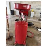 Lincoln oil drain barrel