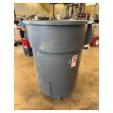 55-gallon plastic trash can
