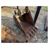 Case 24' backhoe rear bucket