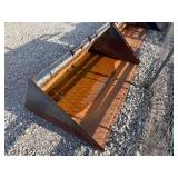 72' skid steer Fertilizer bucket