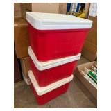 3 SMALL ICE CHEST