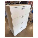 Hon 4-drawer horizontal file cabinet